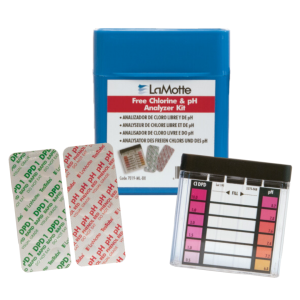 Kit LaMotte Cloro Libre y pH Resultados Inmediatos 30 Pruebas