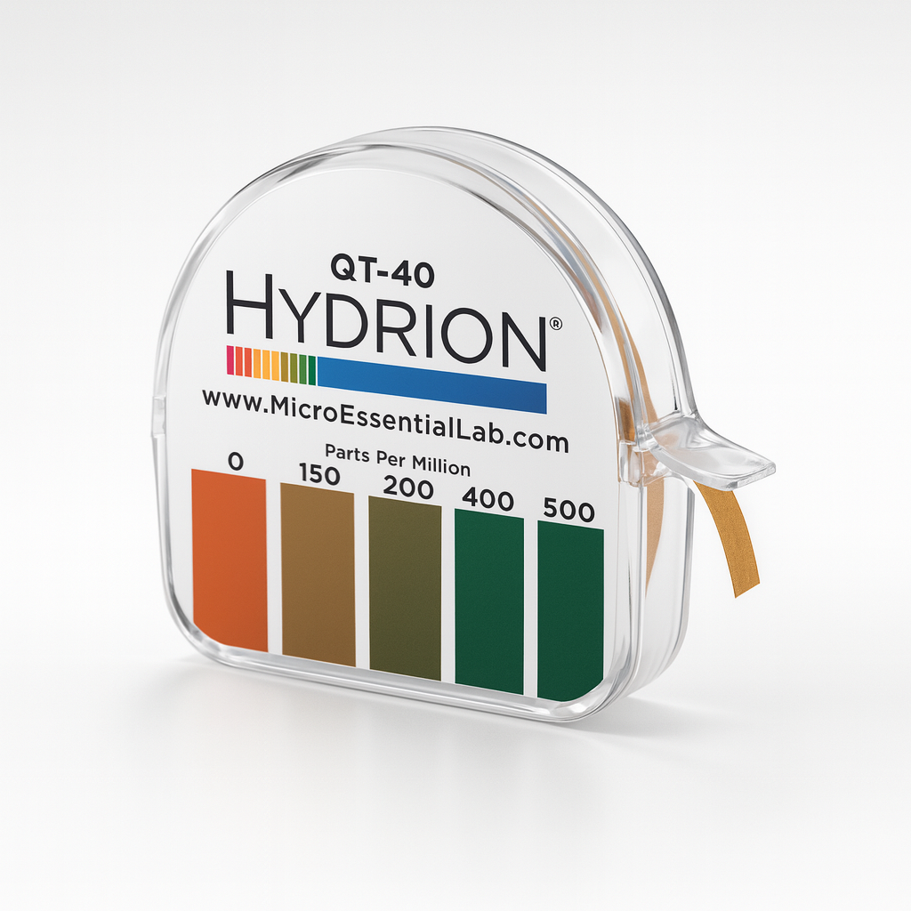 Hydrion - Rollo Amonio Cuaternario. 0 - 500 ppm